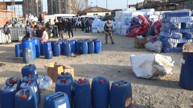Diyarbakır'da sahte temizlik ürünü operasyonu Diyarbakır'da sahte temizlik ürünü operasyonu