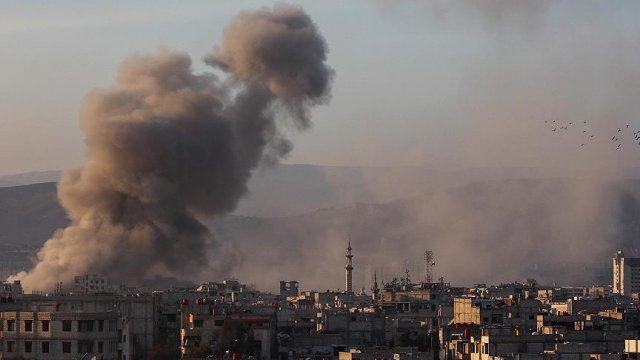 Doğu Guta&#039;ya hava saldırısı: 12 ölü