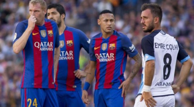 Emreli Deportivo Ardalı Barça'ya acımadı Emreli Deportivo Ardalı Barça'ya acımadı