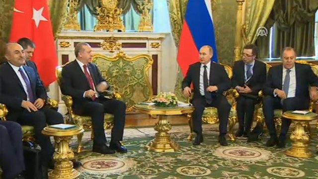 Erdoğan-Putin görüşmesi sona erdi
