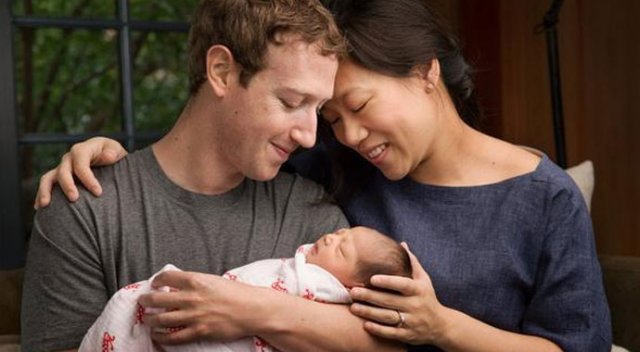 Facebook&#039;un patronu Zuckerberg ikinci kez baba oluyor