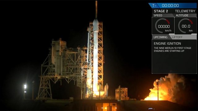 Falcon 9 roketi yeni misyonu için uzaya fırlatıldı Falcon 9 roketi yeni misyonu için uzaya fırlatıldı