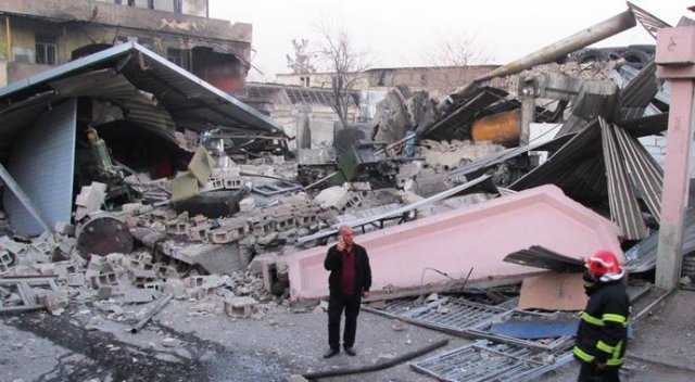 Gaziantep Sanayi Sitesi&#039;nde patlama!