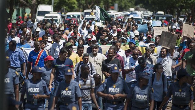 Güney Afrika&#039;da yabancılara yönelik saldırılar protesto edildi