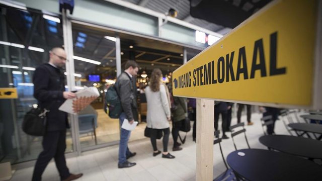 Hollanda sandık başında Hollanda sandık başında