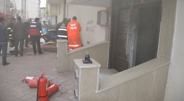 Iğdır’da korkutan yangın