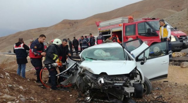 Malatya-Sivas karayolunda kaza: 1 ölü, 4 yaralıya