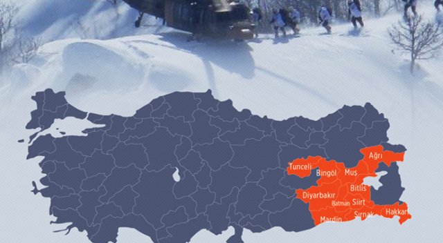 Mehmetçik kışın da PKK'ya göz açtırmadı Mehmetçik kışın da PKK'ya göz açtırmadı