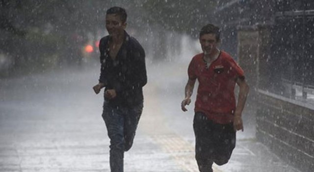Meteoroloji'den 5 il için yoğun yağış uyarısı Meteoroloji'den 5 il için yoğun yağış uyarısı