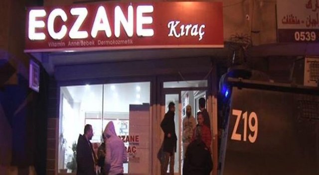 Nöbetçi eczanede silahlı soygun