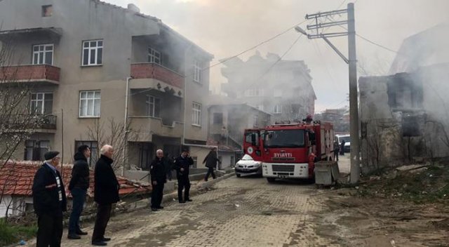 Tekirdağ&#039;da korkutan yangın!