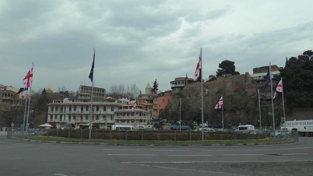 Tiflis&#039;te AB ile vize serbestisi sevinci