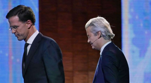 Wilders ve Rutte'nin düellosunda Türkiye damgası Wilders ve Rutte'nin düellosunda Türkiye damgası