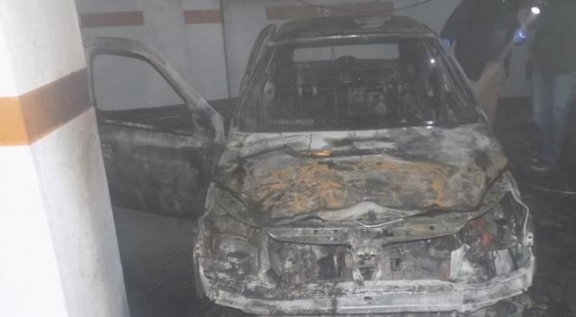 Adana'da kapalı otoparkta korkutan yangın Adana'da kapalı otoparkta korkutan yangın