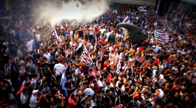 Beşiktaşlı taraftarları, tarihi Lyon maçının heyecanı sardı