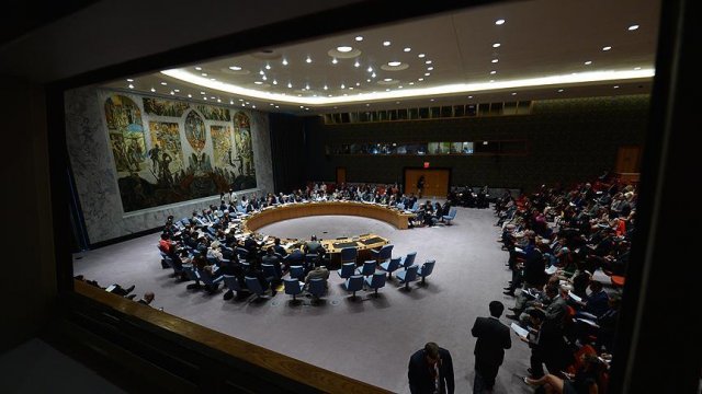 BMGK'da ilginç anlar: Rus temsilci koşarak çıktı BMGK'da ilginç anlar: Rus temsilci koşarak çıktı
