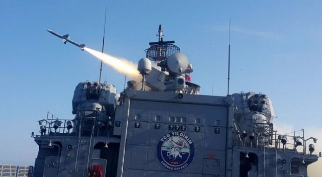 Deniz Yıldızı Tatbikatı'nda füze atışları yapıldı