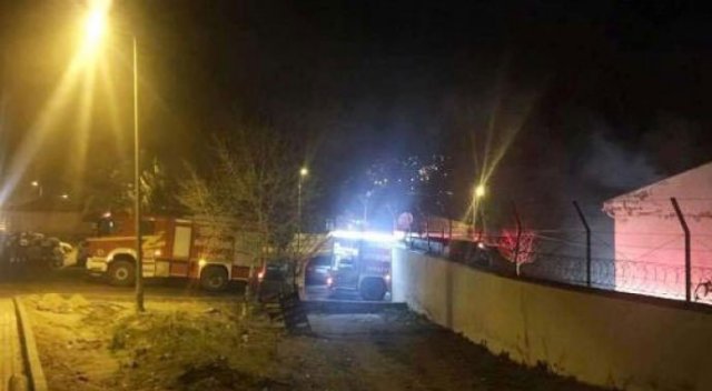 Denizli'de cezaevi yangını Denizli'de cezaevi yangını