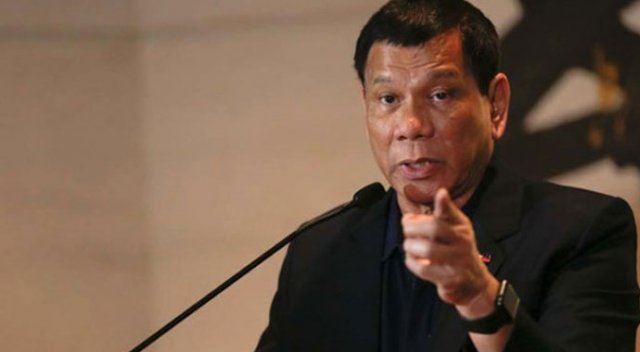 Duterte, 9 adayı işgal etmek için emir verdi Duterte, 9 adayı işgal etmek için emir verdi