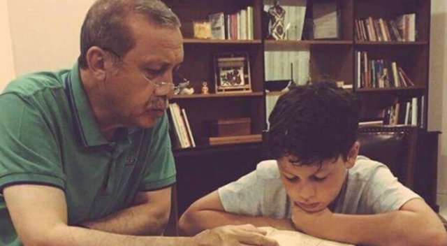 Erdoğan'ın torunuyla çekilen fotoğrafı Erdoğan'ın torunuyla çekilen fotoğrafı