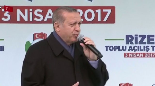 Erdoğan Rize'de konuştu