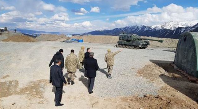 Erzurum-Kağızman-Iğdır karayoluna askeri üs kuruldu Erzurum-Kağızman-Iğdır karayoluna askeri üs kuruldu