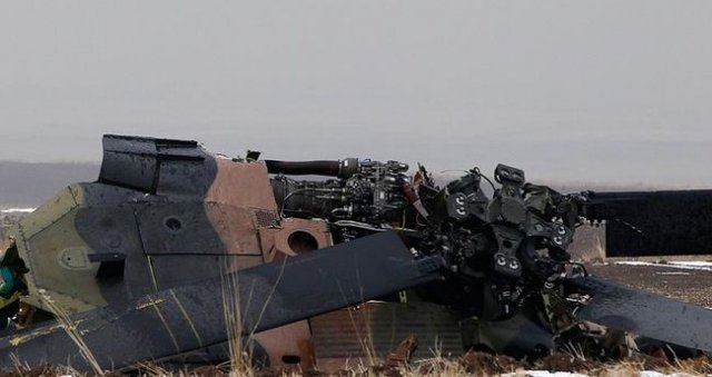 Irak'ta askeri helikopter düştü! Irak'ta askeri helikopter düştü!