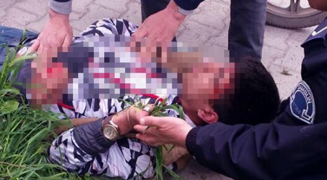 Polisten kaçarken kaza yaptı Polisten kaçarken kaza yaptı