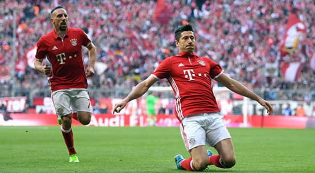 Ribery ve Lewandowski tarihe geçti Ribery ve Lewandowski tarihe geçti