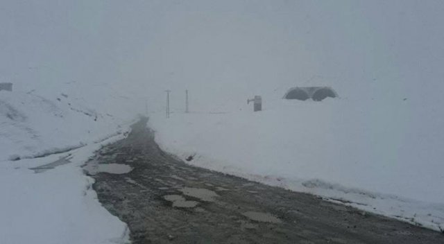 Rize - Erzurum karayolu Ovit geçidi kar sebebiyle ulaşıma kapandı