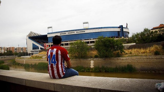 Atletico Madrid, Vicente Calderon'a veda etti Atletico Madrid, Vicente Calderon'a veda etti