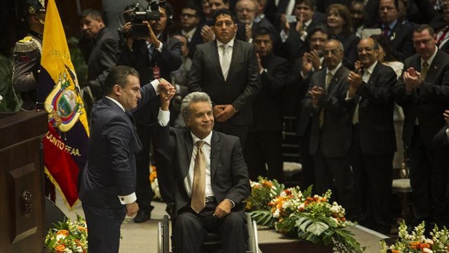 Ekvador'da Lenin Moreno dönemi başladı Ekvador'da Lenin Moreno dönemi başladı