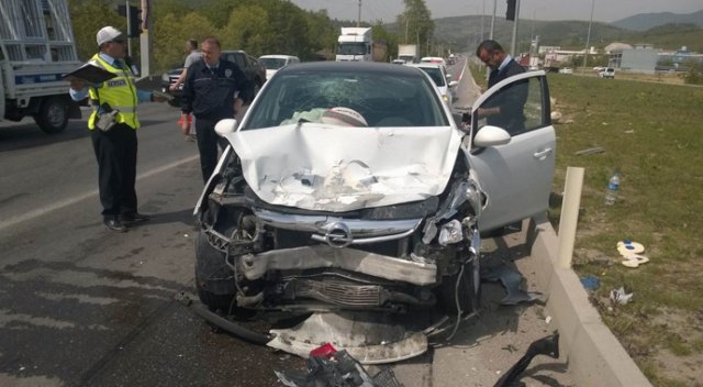 Samsun&#039;da trafik kazası: 3 yaralı