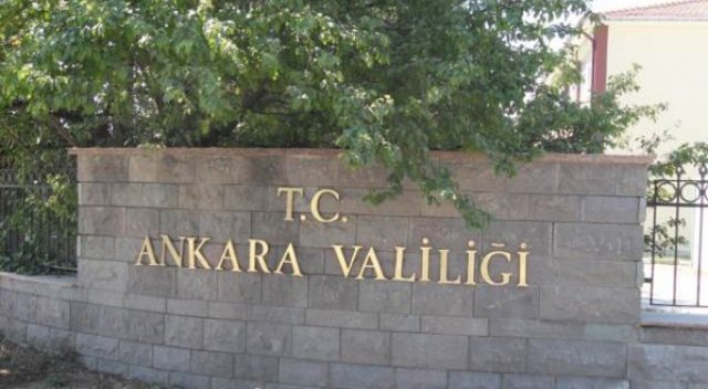 Ankara Valiliği'nden son dakika açıklaması Ankara Valiliği'nden son dakika açıklaması