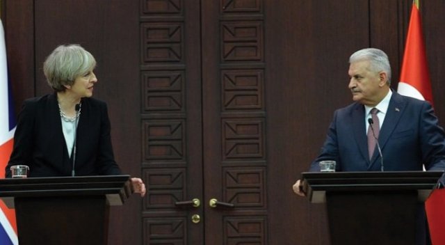 Başbakan'dan İngiliz Başbakan'a taziye mesajı Başbakan'dan İngiliz Başbakan'a taziye mesajı