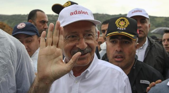 CHP'nin yürüyüşünde 4. gün tamamlandı CHP'nin yürüyüşünde 4. gün tamamlandı
