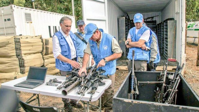 FARC silahlarının yüzde 30'unu daha teslim etti FARC silahlarının yüzde 30'unu daha teslim etti