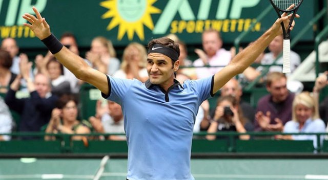 Federer'den bir zafer daha! Federer'den bir zafer daha!