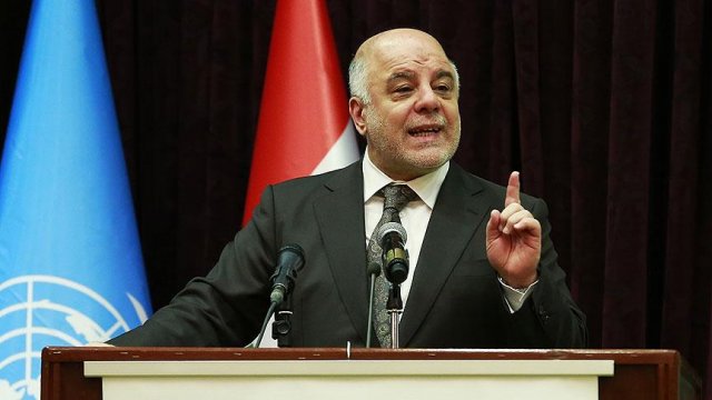 İbadi'den 'DEAŞ bitti' açıklaması İbadi'den 'DEAŞ bitti' açıklaması
