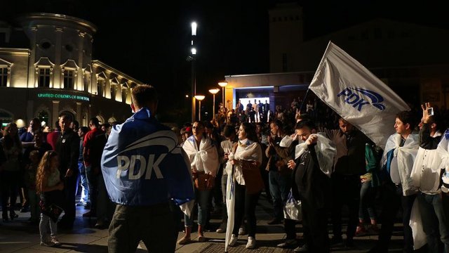 Kosova'da 'PAN' ittifakı zaferini ilan etti Kosova'da 'PAN' ittifakı zaferini ilan etti