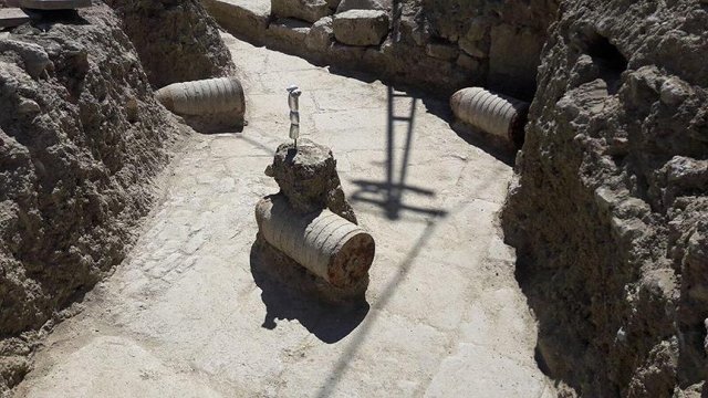 Asırlık top mermileri gün yüzüne çıkarıldı Asırlık top mermileri gün yüzüne çıkarıldı