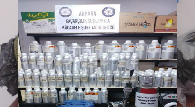 Başkent’te kaçak parfüm operasyonu