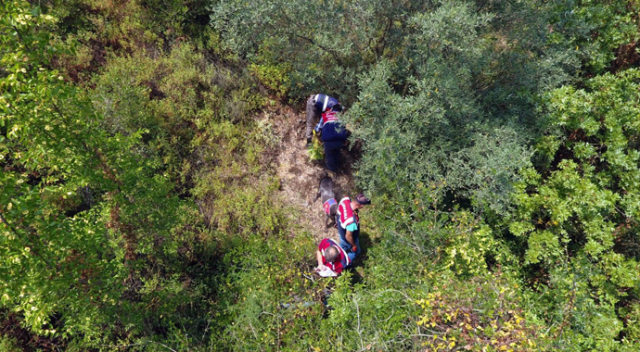 Bursa'da drone ve köpekli operasyon Bursa'da drone ve köpekli operasyon