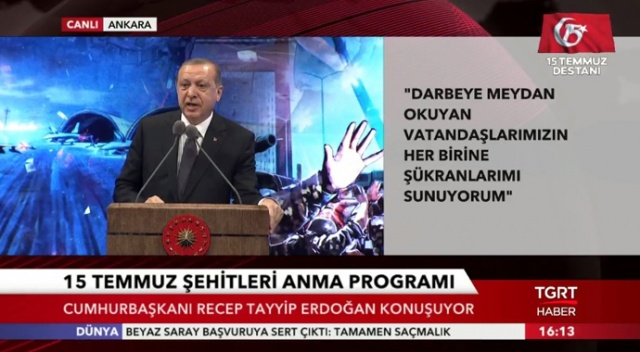Erdoğan: Milletimiz ne hissediyorsa biz de onu hissettik Erdoğan: Milletimiz ne hissediyorsa biz de onu hissettik