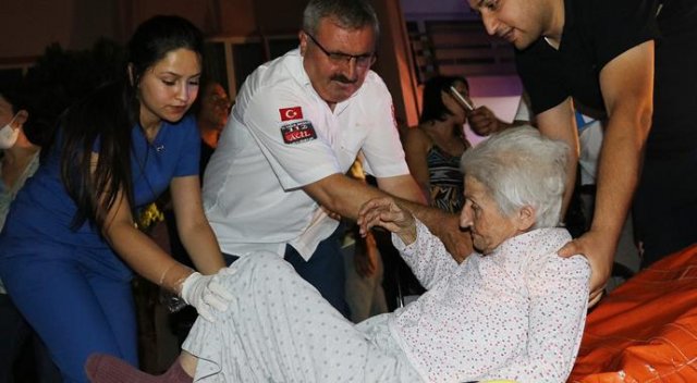 Huzurevinde korkutan yangın Huzurevinde korkutan yangın