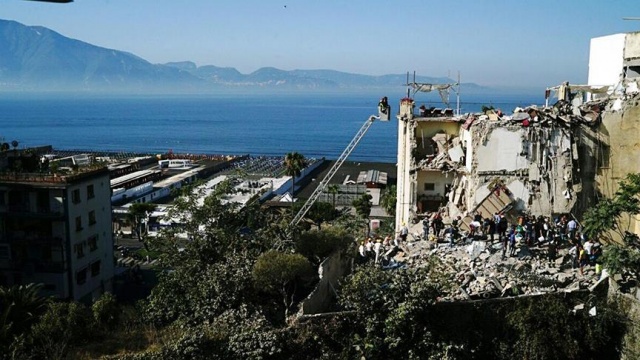 İtalya’da apartman çöktü İtalya’da apartman çöktü