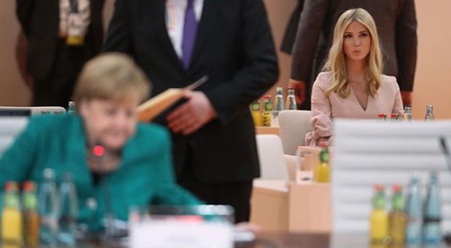 Ivanka babasının yerine toplantılara katıldı Ivanka babasının yerine toplantılara katıldı