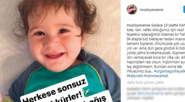 Kartal bebeğin kalp atışı olduk Kartal bebeğin kalp atışı olduk