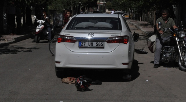 Otomobilin çarptığı motosikletli öldü Otomobilin çarptığı motosikletli öldü