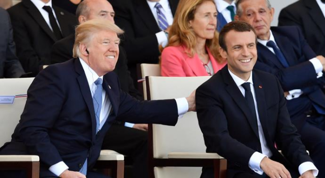 Trump, Paris'te hava ulaşımını aksattı Trump, Paris'te hava ulaşımını aksattı